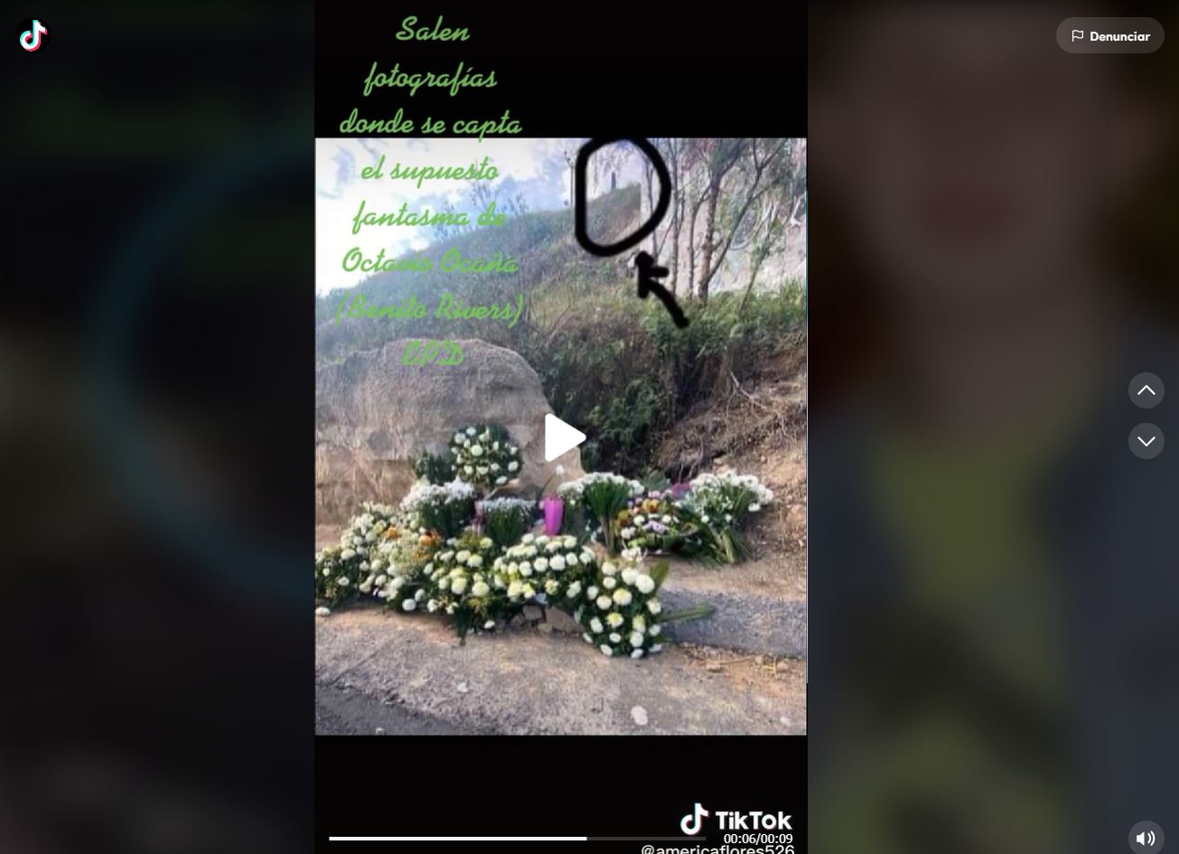 Octavio Ocaña: imágenes “paranormales” en el lugar de la muerte de “Benito Rivers” intrigan en redes sociales