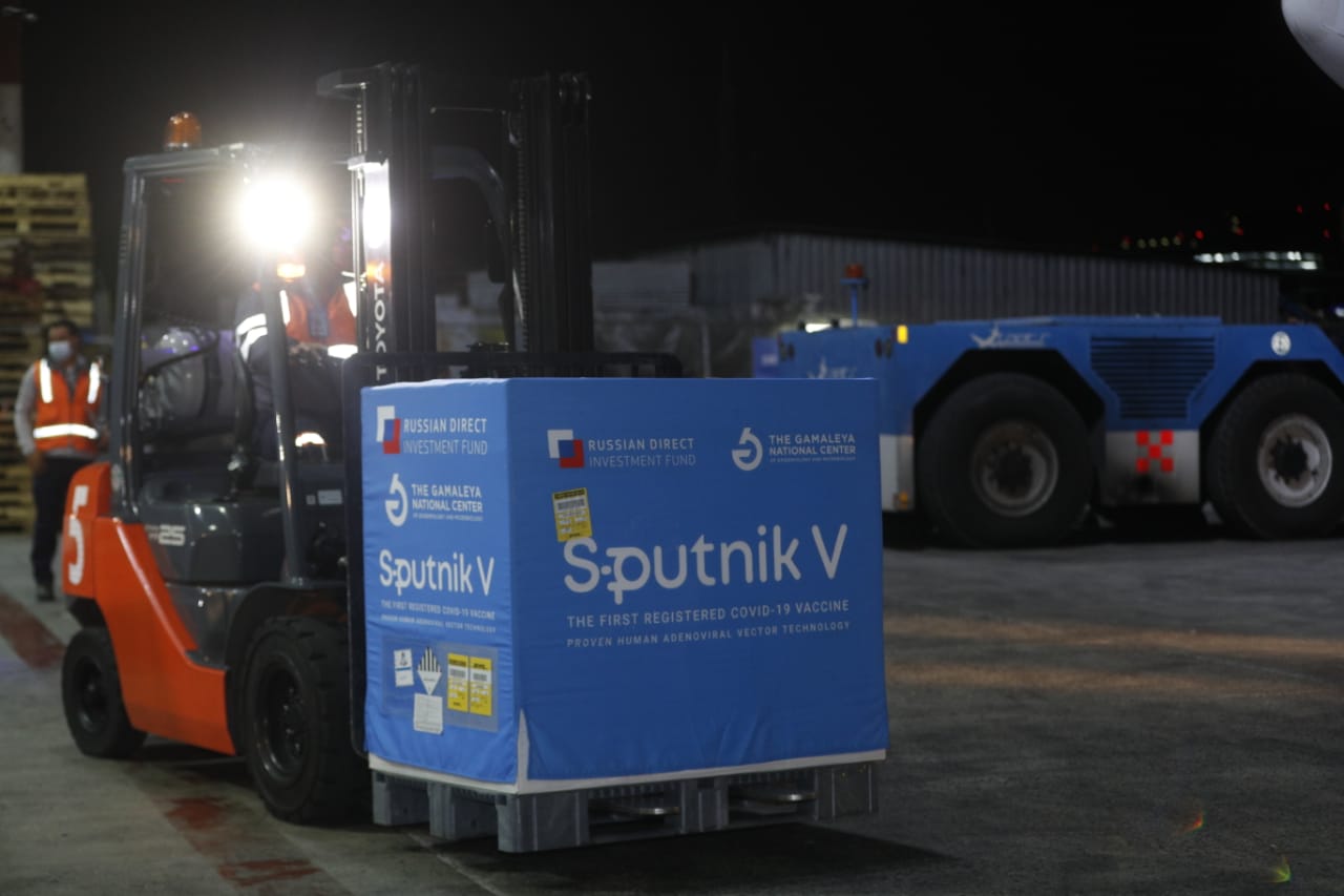 Llegan al país 1 millón 58 mil nuevas dosis de Sputnik V