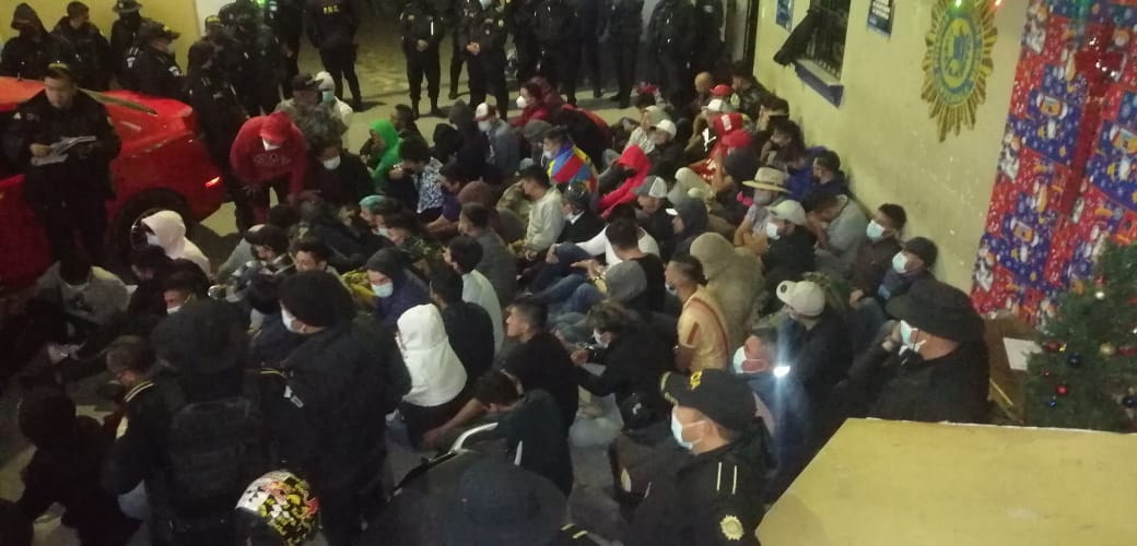 PNC reportó 151 personas detenidas en Huehuetenango por infringir la ley seca