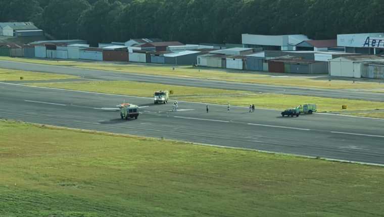 Por qué seis aeronaves estuvieron varios minutos sin poder aterrizar en el Aeropuerto Internacional La Aurora
