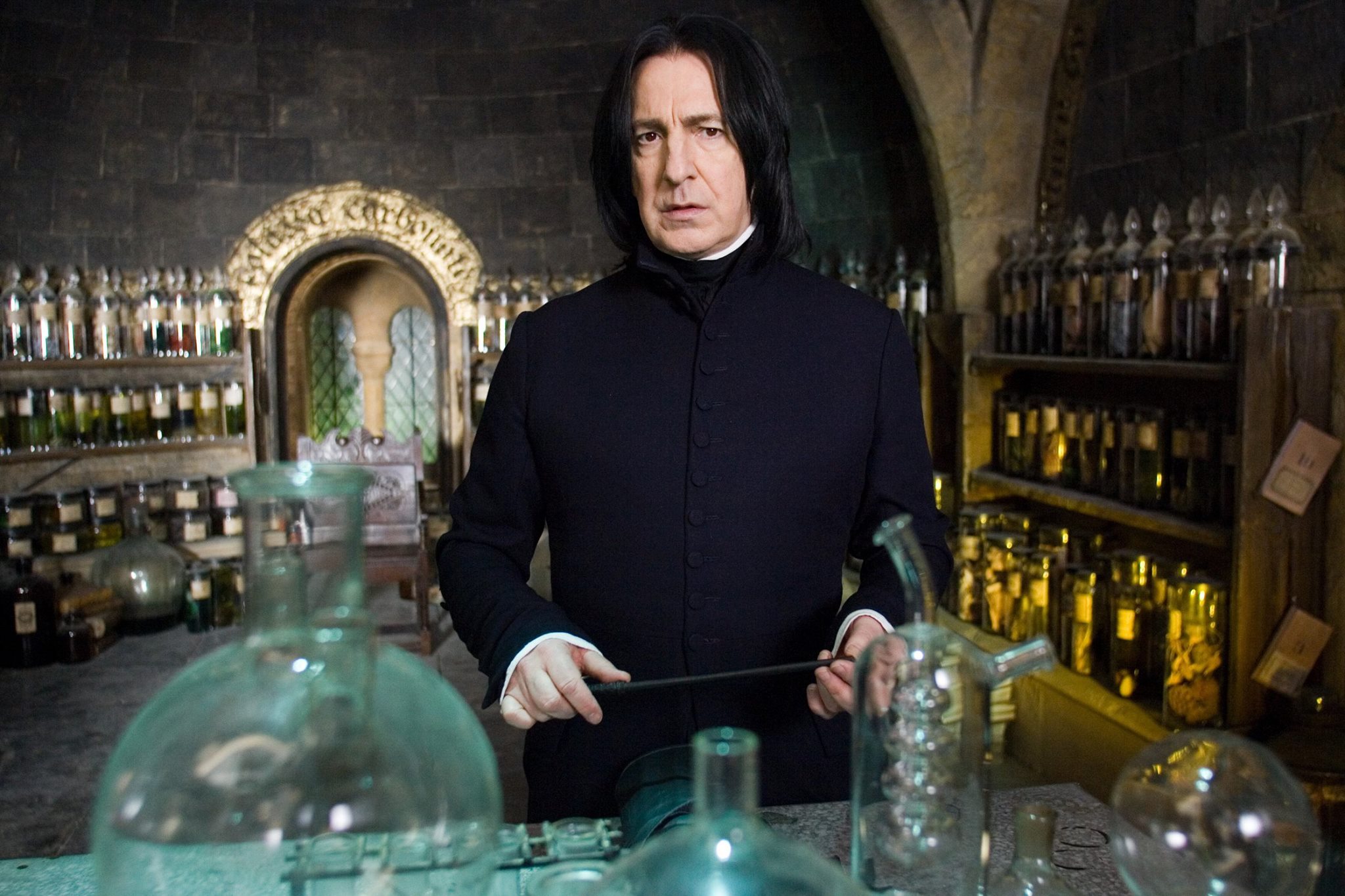 Así fue como convencieron a Alan Rickman de interpretar a Severus Sanape en la saga de Harry Potter