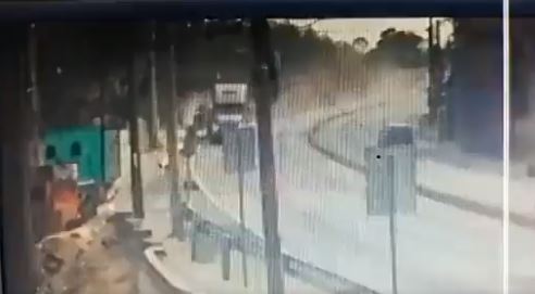 Revelan nuevo video que arroja más detalles sobre el choque de un camión contra una vivienda en ruta al Atlántico