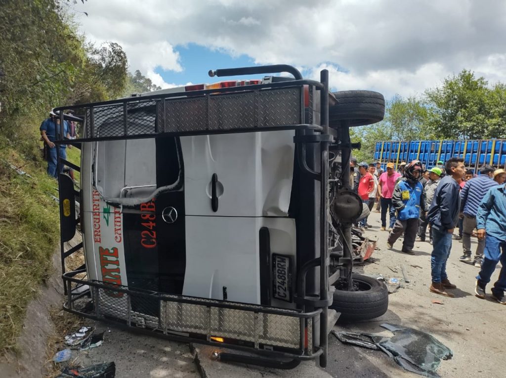 Accidente en la ruta Interamericana