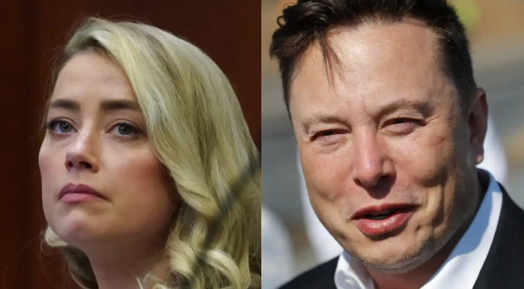 Amber Heard y Elon Musk