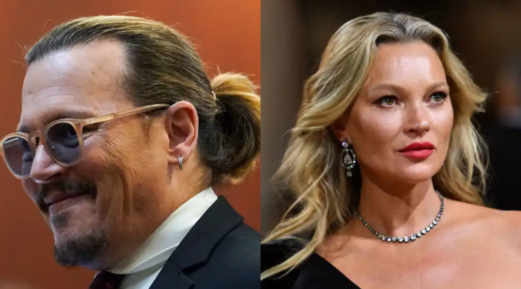 Johnny Depp y Kate Moss