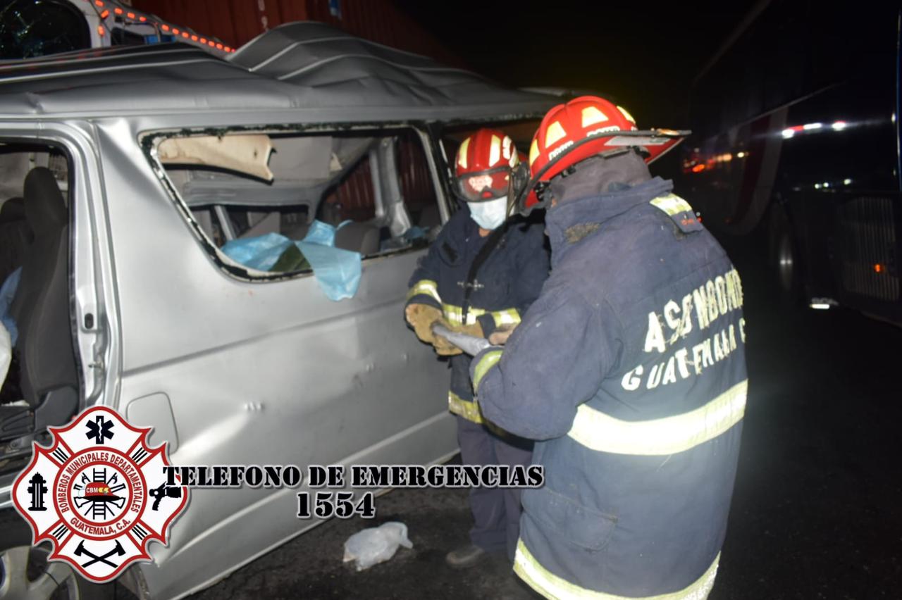 Accidente de tránsito km 106 ruta al Atlántico