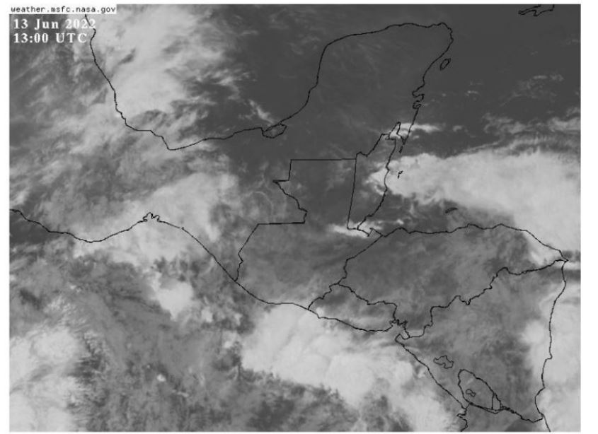 Lluvias se intensificarán en todo el país debido a un sistema de baja presión que avanza desde Nicaragua