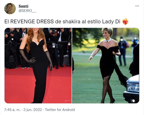 Shakira y la Princesa Diana