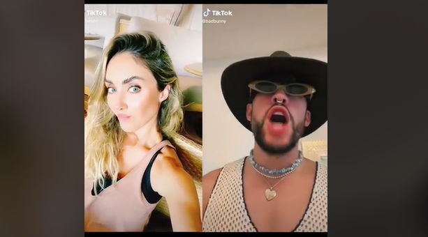 Tik Tok unió a Anahí con Bad Bunny gracias a una reinterpretación de ‘Sálvame’