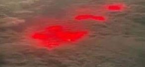 Cielo con destello rojo