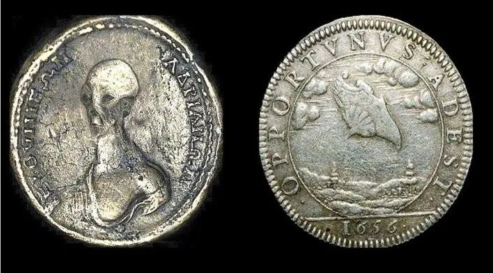 Dinero extraterrestre: la polémica que se ha generado luego que un hombre publicó hallazgo de monedas con rostros alienígenas
