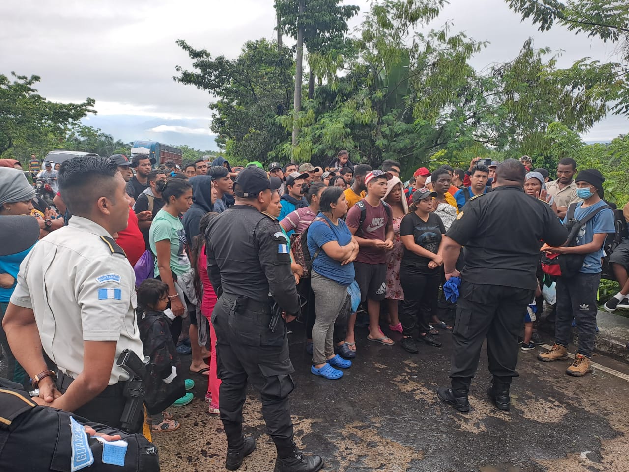 Migrantes en Izabal