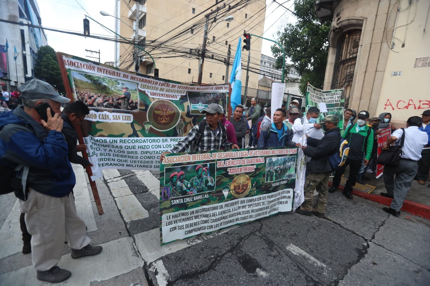 Manifestación veteranos
