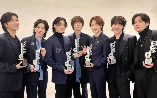 BTS se coronó en los The Fact Music Awards 2022