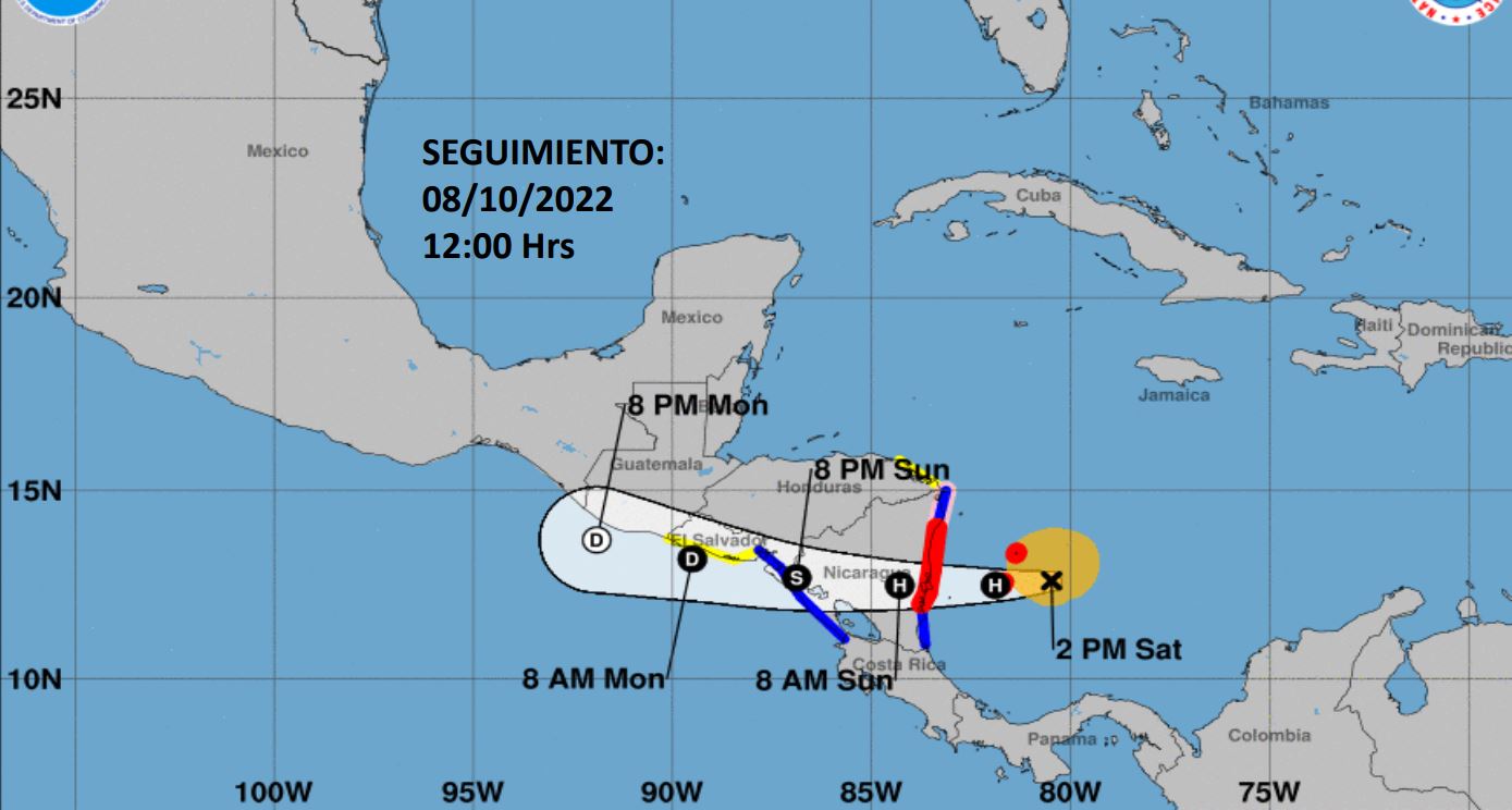 En 188 municipios hay probabilidad de afectación “alta” o “muy alta” por tormenta tropical Julia