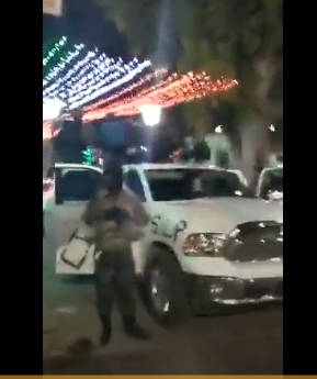 En video: Sicarios irrumpen fiesta patronal en San Luis Potosi y “desfilan” en total impunidad