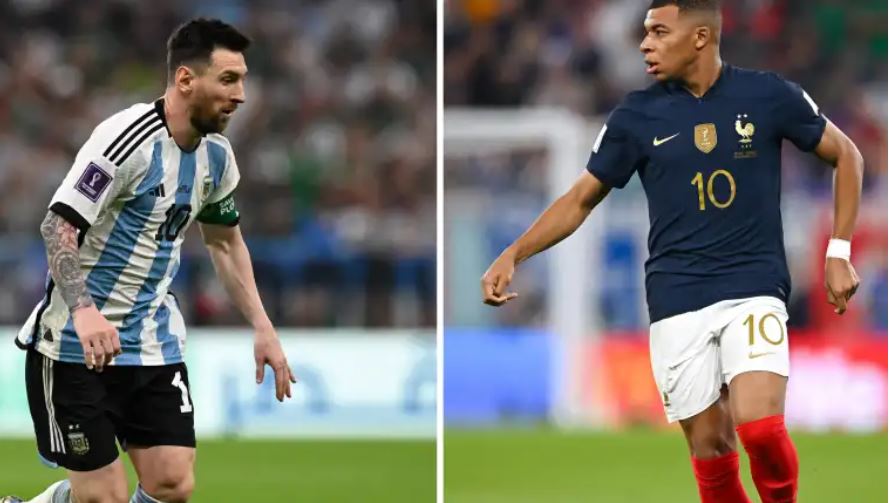 Mbappé y Messi