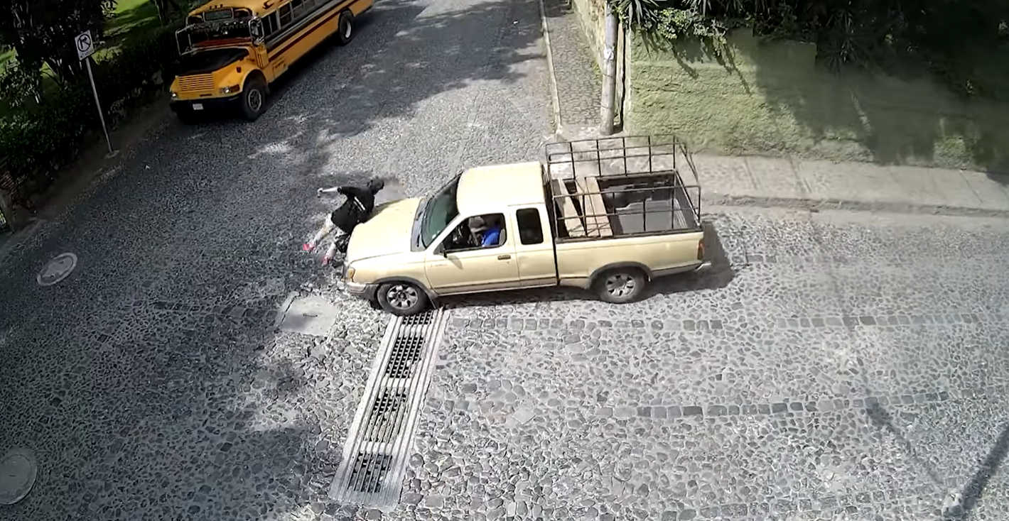 Video: atropella a un peatón, se da a la fuga y lo ubican por las cámaras de seguridad