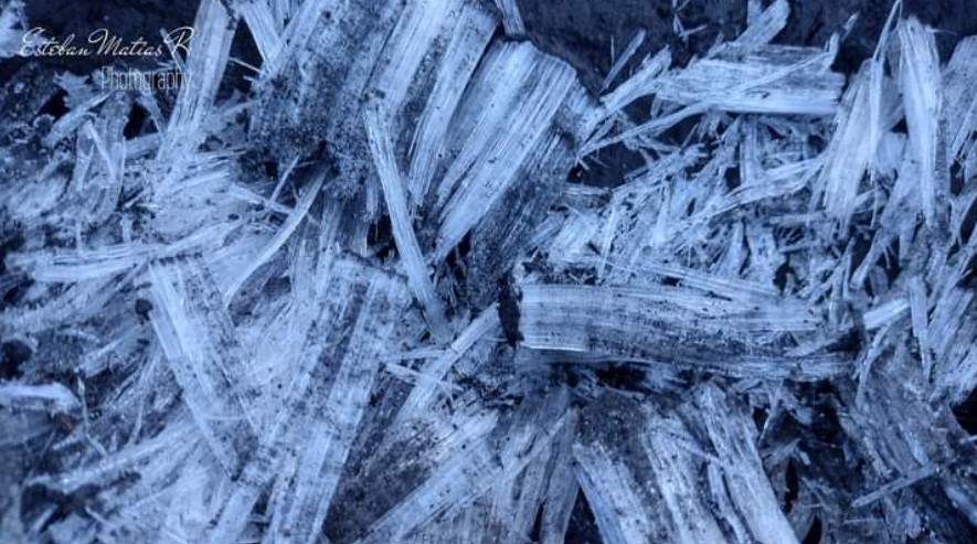 Las insólitas imágenes que deja el frío en la Sierra de los Cuchumatanes