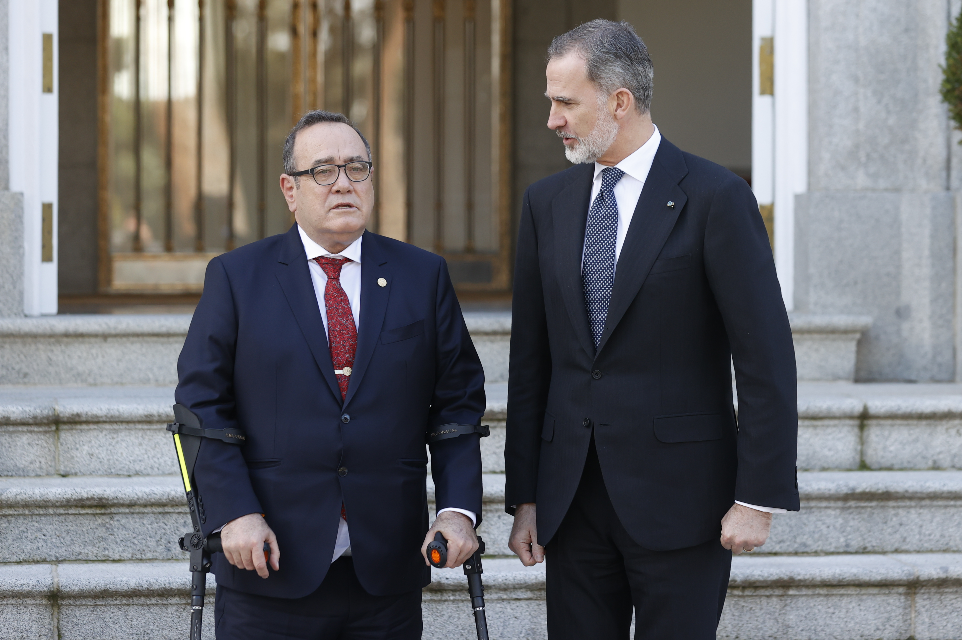 GIAMMATTEI JUNTO AL REY DE ESPAÑA