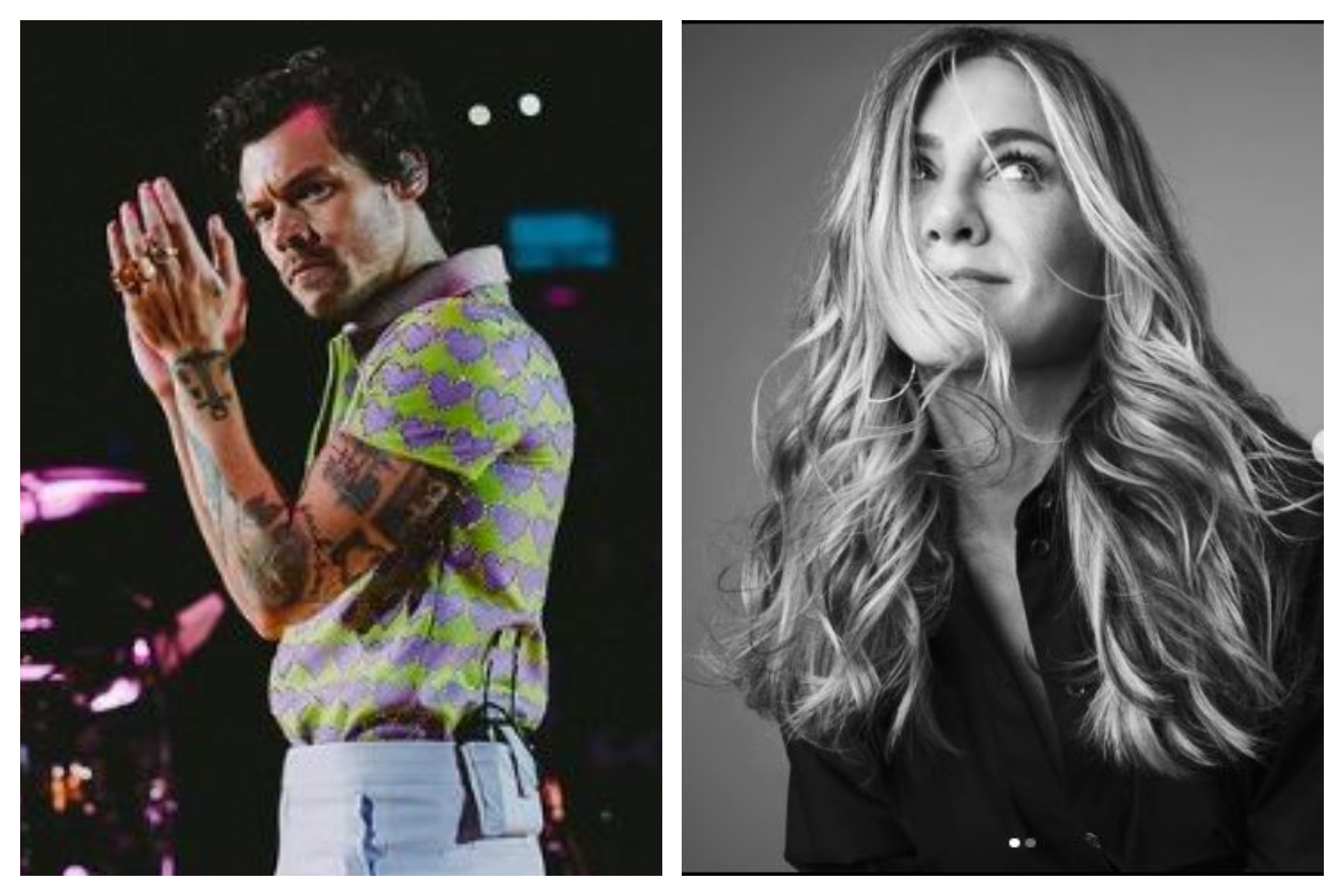 Vídeo del vergonzoso momento que vivió Harry Styles en un concierto frente a Jennifer Aniston