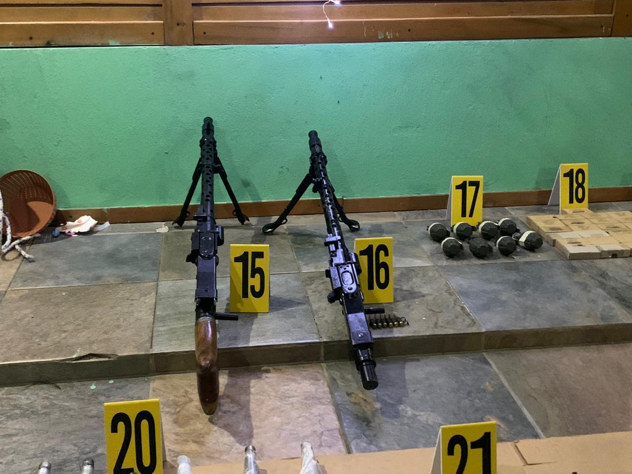 En imágenes: incautan explosivos, armas y municiones por el caso de tráfico regional Cancerbero