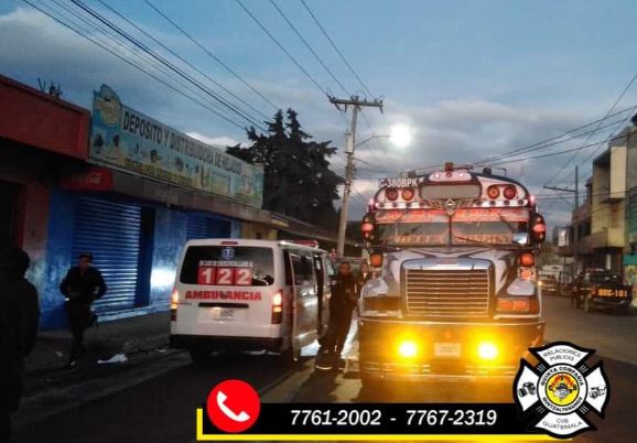 Matan a balazos a piloto de bus de Transportes Momosteca en la zona 3 de Xela