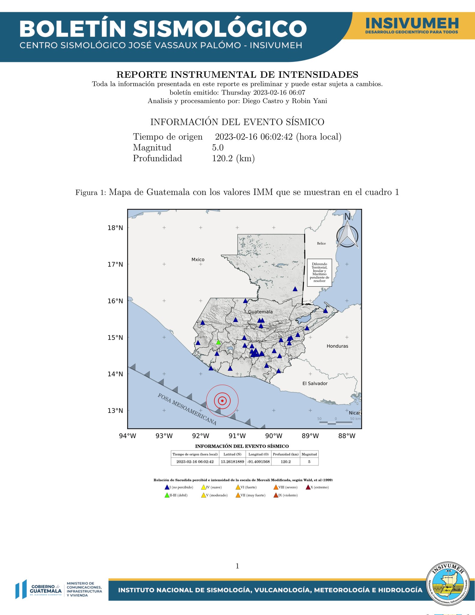 Temblor de 5 grados se registra frente a las costas de Escuintla y estas son las cifras de sismos reportados en las últimas 24 horas