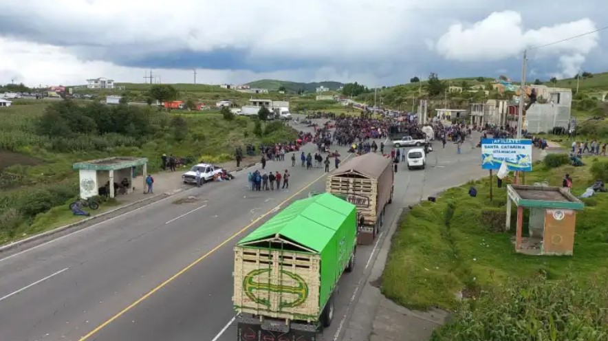 Bloqueo Ruta Interamericana