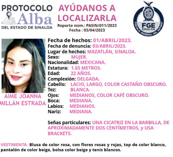 Las dudas que rodean la desaparición y muerte de Aimé Joanna Millán, reina de belleza y estudiante de nutrición