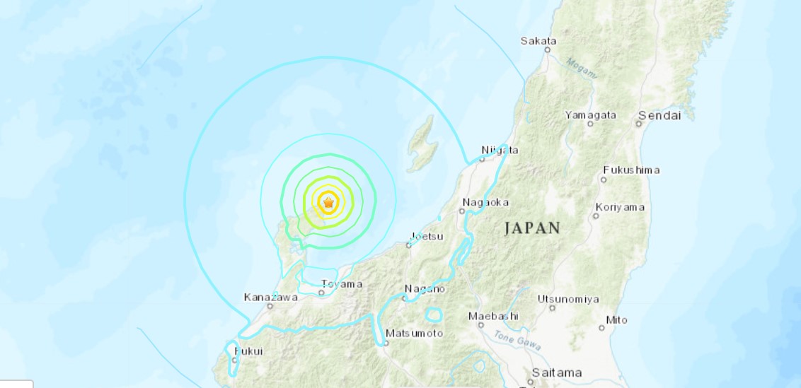Temblor Japon
