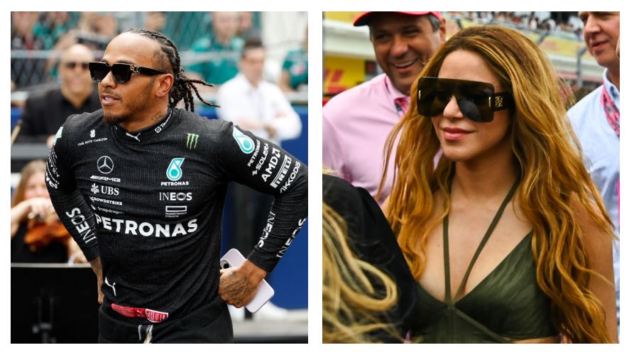 Lewis Hamilton y Shakira