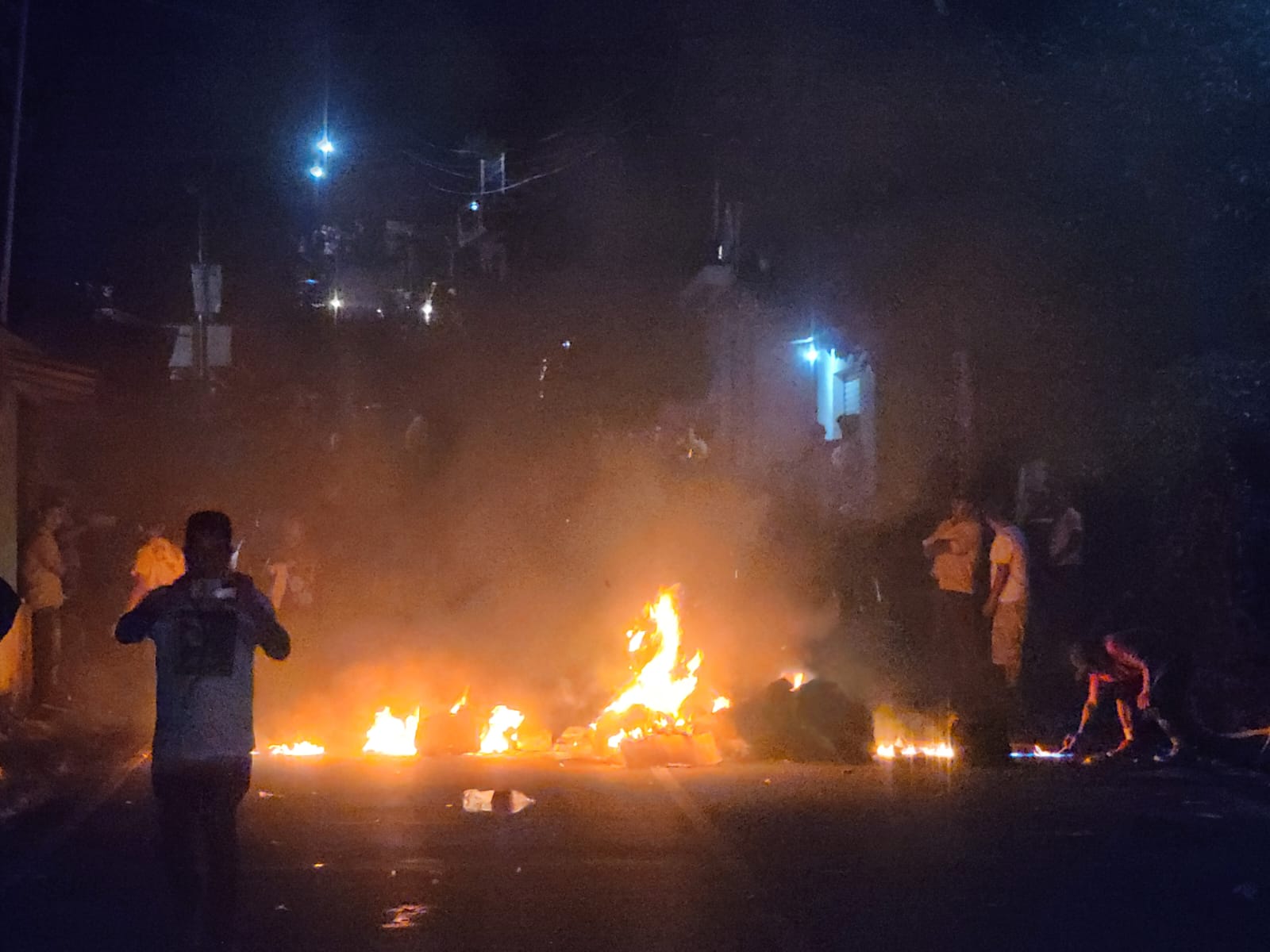 DISTURBIOS EN NUEVO SAN CARLOS