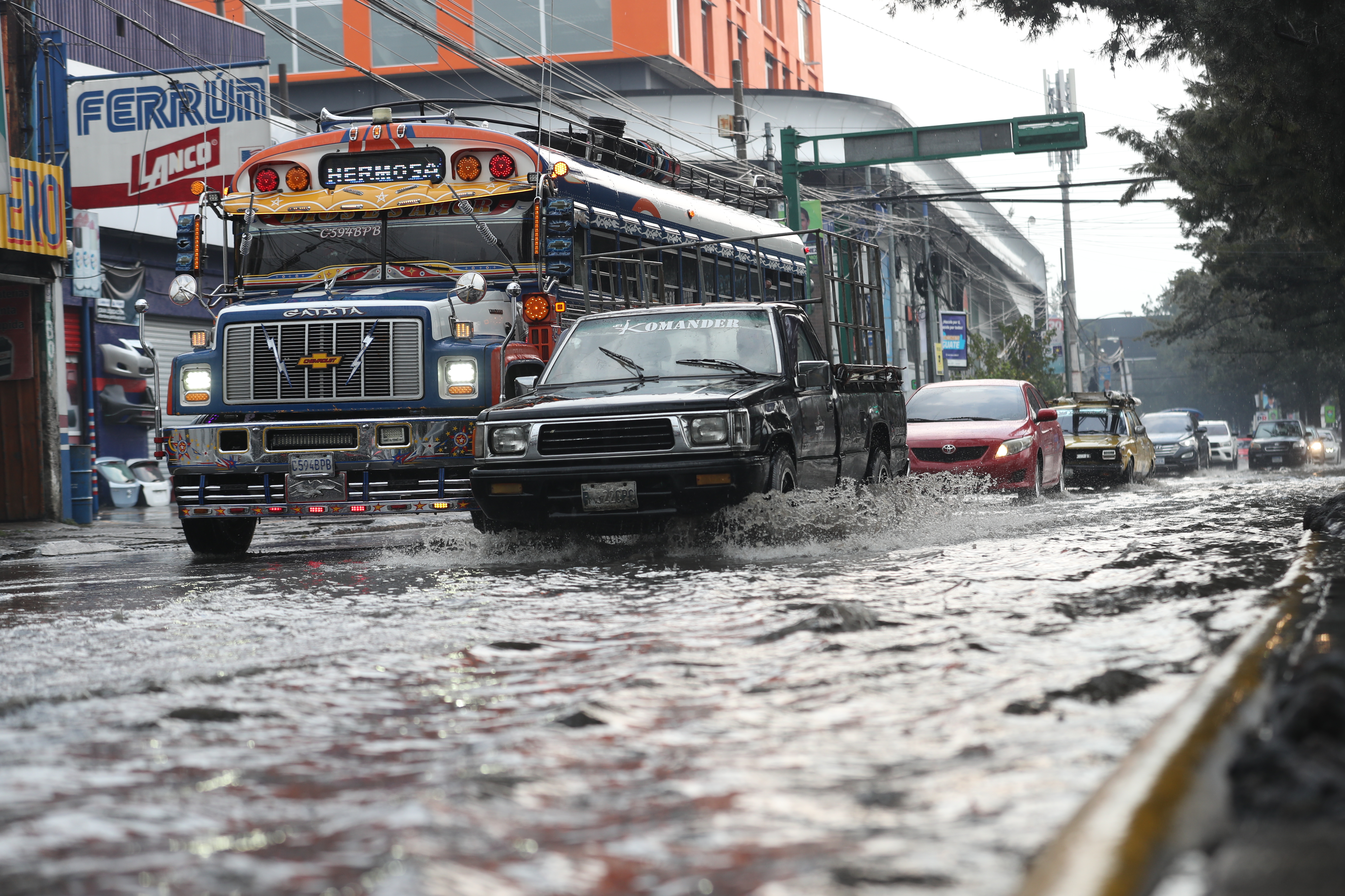 lluvia en Guatemala