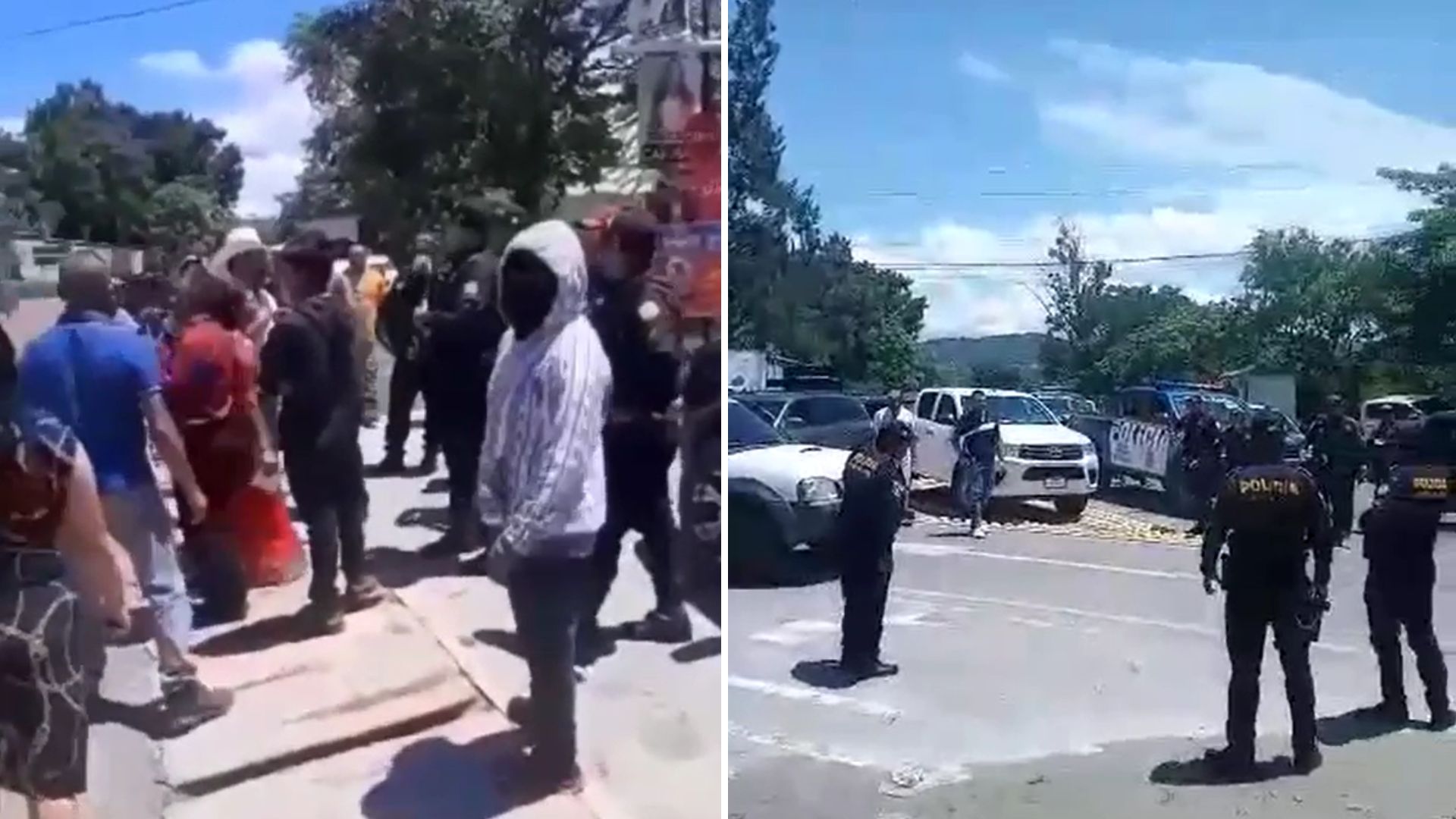 Video: Alertan que “gente armada” bloquea acceso a Monjas, Jalapa, y PNC informa detalles