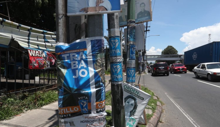 ¿Qué ha pasado con la propaganda electoral a una semana de las elecciones en Guatemala?