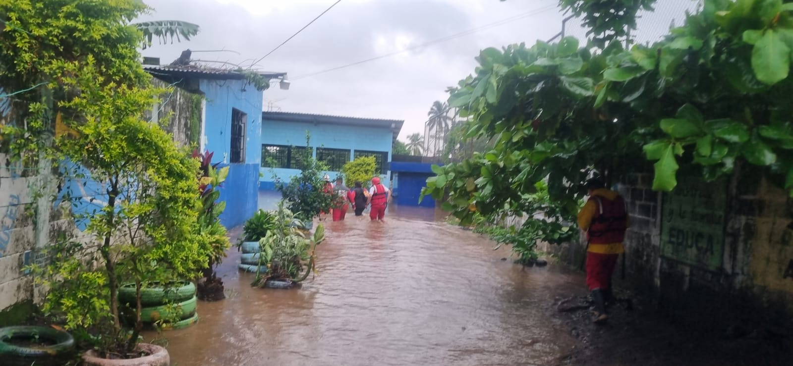 Fotos y videos: así fueron las inundaciones en Retalhuleu por desbordamiento de río luego de lluvias