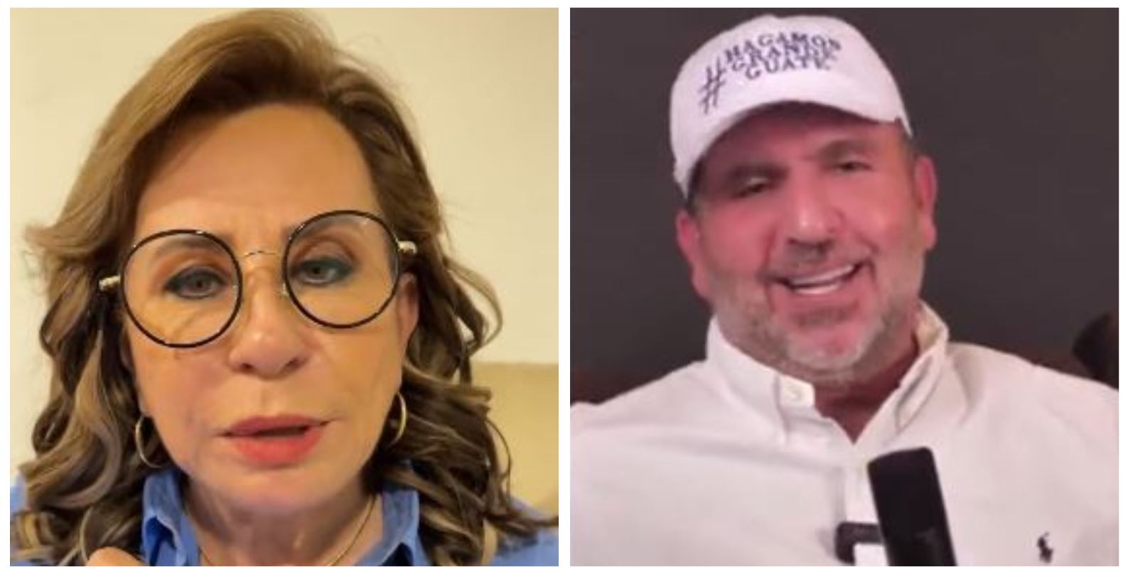 Sandra Torres entra en pugna con Roberto Arzú por publicaciones en redes sociales
