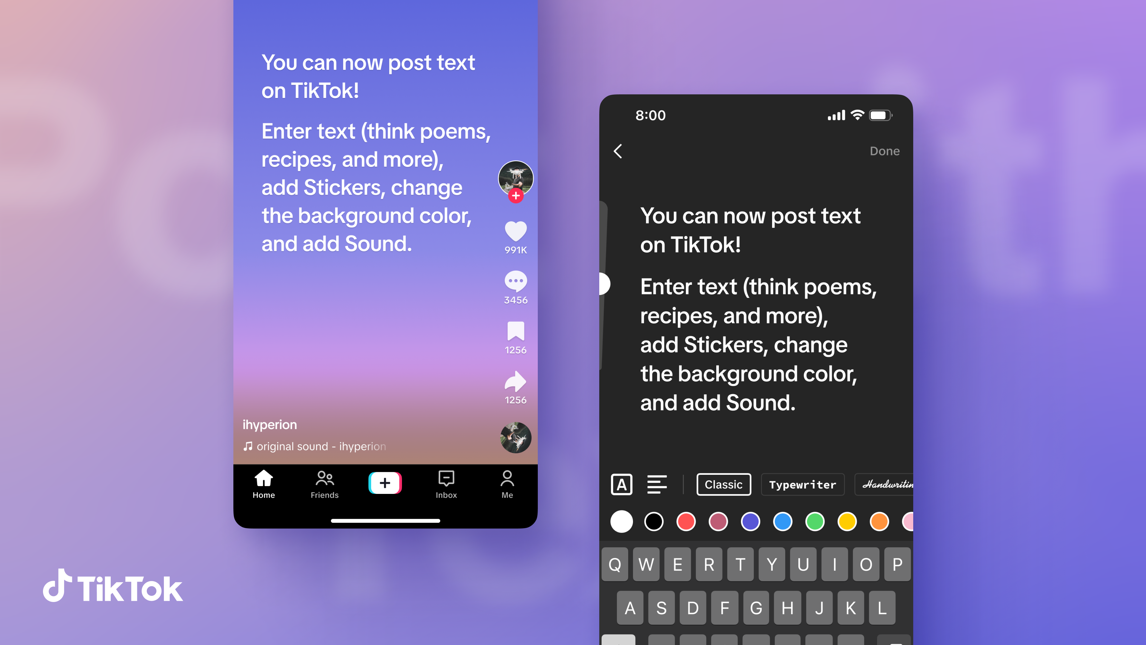 TikTok compite con Twitter con un nuevo formato de texto