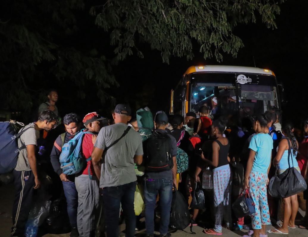 MIGRANTES EN PASO POR HONDURAS