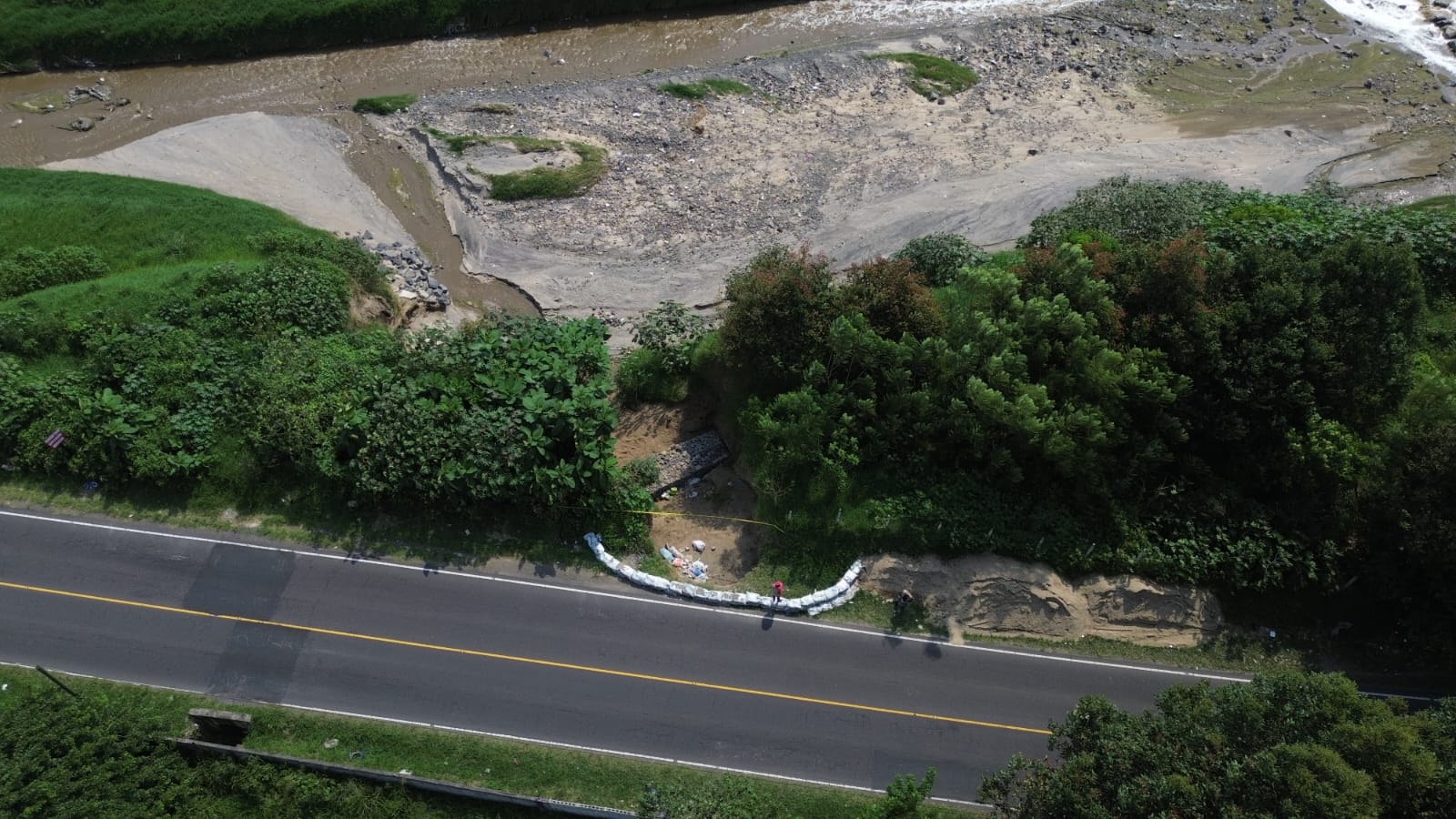 En Villa Nueva se reporta nuevo socavón que está entre la zona 5 y 12