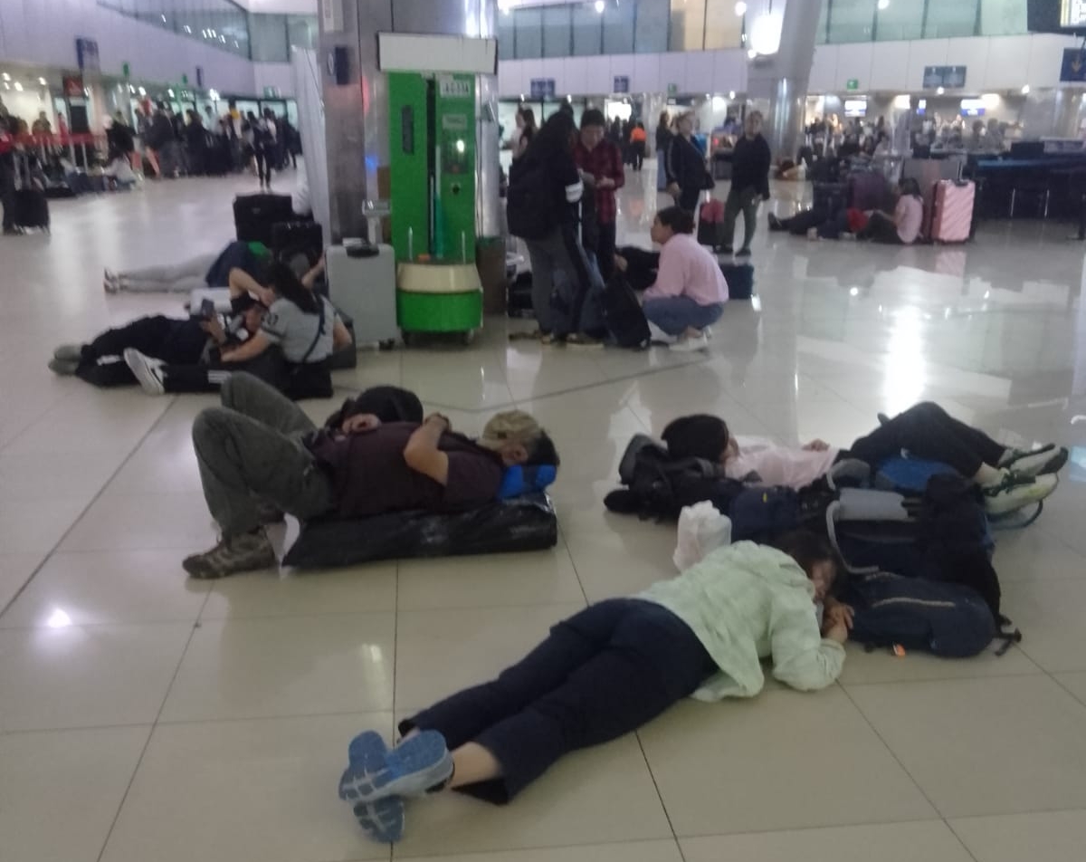 Situación en el Aeropuerto Internacional La Aurora
