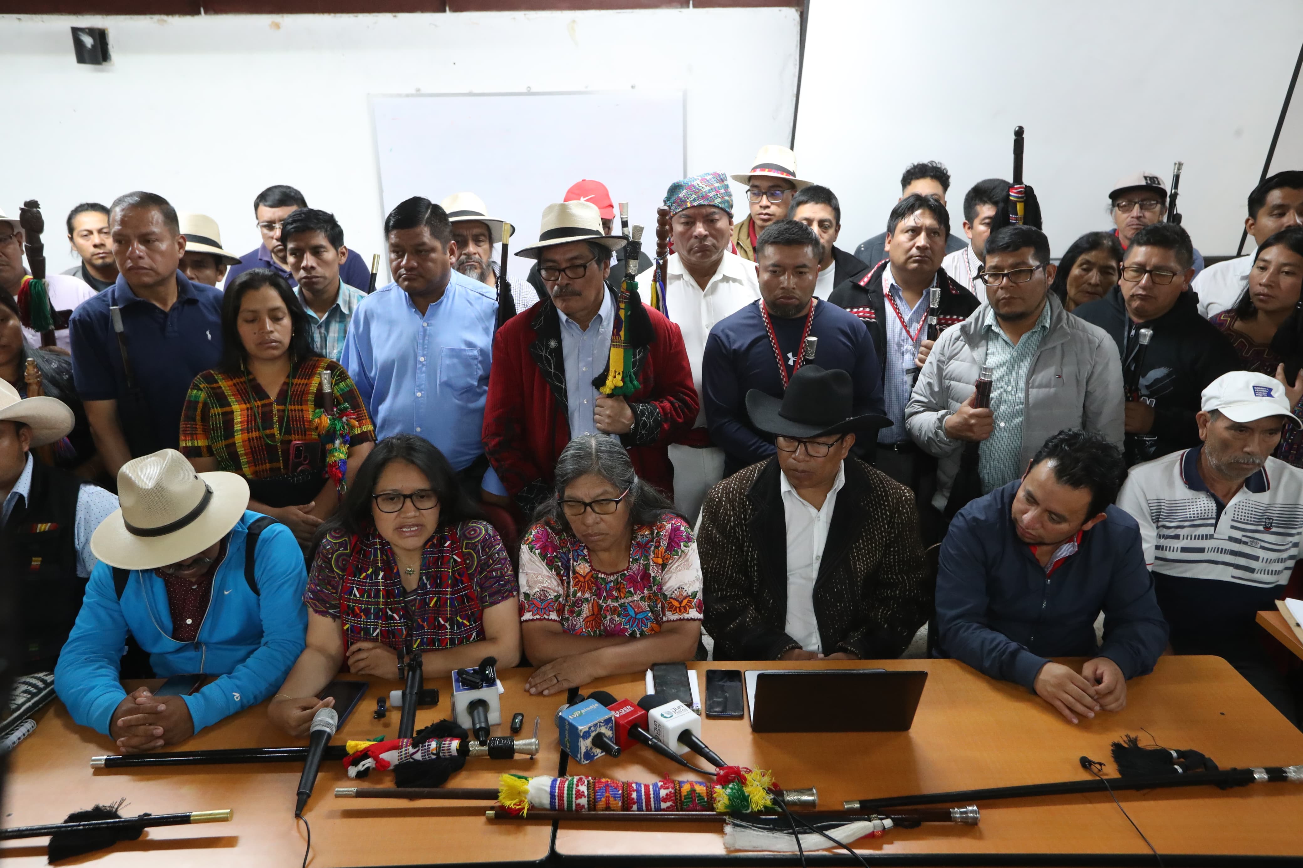 Líderes de organizaciones indígenas lamentan falta de voluntad del MP para dialogar sobre crisis en Guatemala