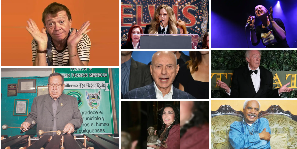 Varios de los famosos que murieron en 2023