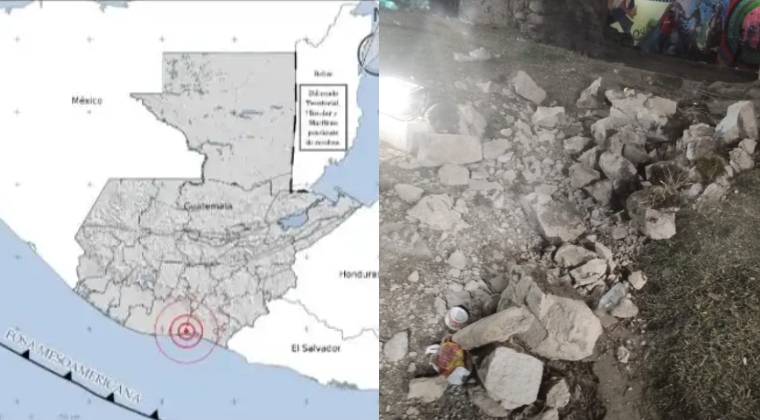 Temblor en Guatemala