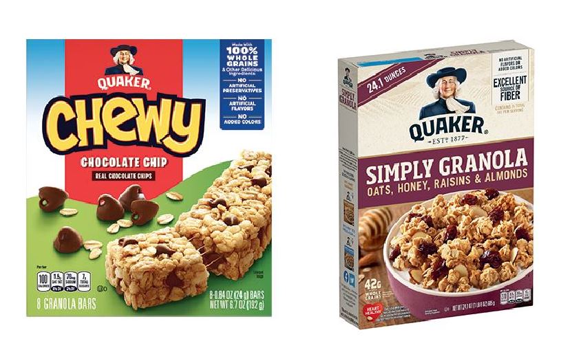 Empresa Quaker retira de Guatemala dos productos con granola por una posible contaminación con salmonela