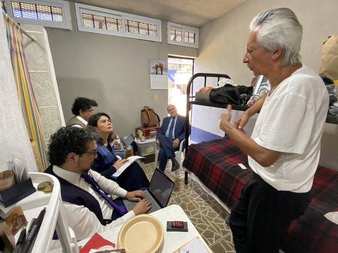 Relator de la CIDH visita en prisión a Jose Rubén Zamora