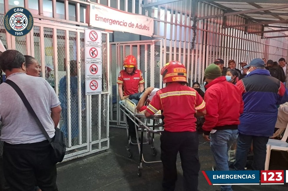 Balacera contra guardias del SP deja un muerto y tres heridos en la zona 1