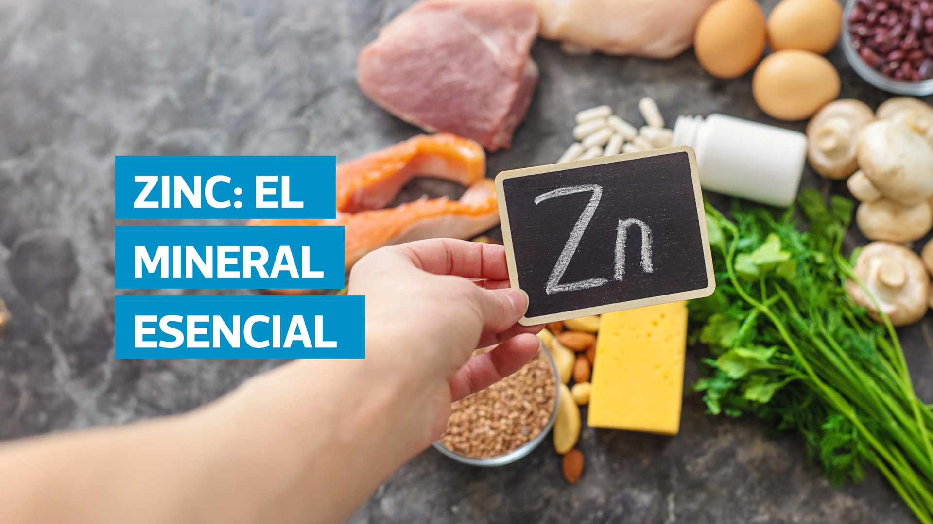 Presente en alimentos como carne, nueces y legumbres, el zinc es vital para proteger al cuerpo contra virus y bacterias, estimular el desarrollo en etapas tempranas y mantener el equilibrio celular. También mejora el gusto y el olfato, y promueve una piel y uñas saludables.