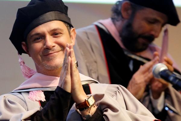 El cantautor español Alejandro Sanz fue reconocido ayer por su trayectoria musical y su aporte a la música en español. (Foto Prensa Libre: AP)</p><p>